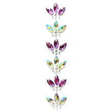 Load image into Gallery viewer, 3D Crystal Forehead Headpiece Sticker Hair Jewels Glitter Face Body Gems Shiny Rhinestone Festival Temporary Tattoo Stickers