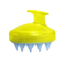 Load image into Gallery viewer, Silicone Shampoo Brush Hair Scalp Cleaning Massage Brush Soft Silicone Comb WS99