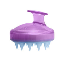 Load image into Gallery viewer, Silicone Shampoo Brush Hair Scalp Cleaning Massage Brush Soft Silicone Comb WS99