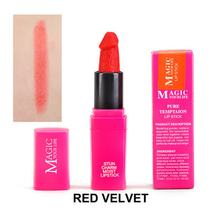 12 Colors Penis Shape Mushroom Long Lasting Moisture Cosmetic Lipstick Lips Makeup Waterproof Lipstick