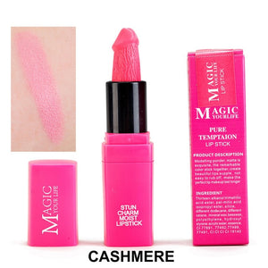 12 Colors Penis Shape Mushroom Long Lasting Moisture Cosmetic Lipstick Lips Makeup Waterproof Lipstick