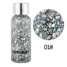 Load image into Gallery viewer, 9Colors Body Hair Face Eye Glitter Gel Cream Party Spangle Eyeshadow  Multi-function Makeup Glitter Cream TSLM2