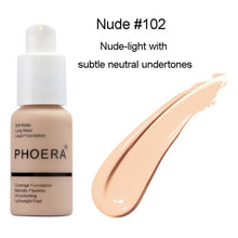 Load image into Gallery viewer, PHOERA Mineral Makeup Primer Whitening Concealer Moisturizer Face Primer Natural Liquid Foundation Base Makeup maquiagem TSLM2