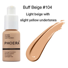 Load image into Gallery viewer, PHOERA Mineral Makeup Primer Whitening Concealer Moisturizer Face Primer Natural Liquid Foundation Base Makeup maquiagem TSLM2