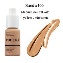 Load image into Gallery viewer, PHOERA Mineral Makeup Primer Whitening Concealer Moisturizer Face Primer Natural Liquid Foundation Base Makeup maquiagem TSLM2