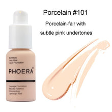 Load image into Gallery viewer, PHOERA Mineral Makeup Primer Whitening Concealer Moisturizer Face Primer Natural Liquid Foundation Base Makeup maquiagem TSLM2