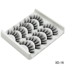 Load image into Gallery viewer, SEXYSHEEP 5Pairs 3D Mink Hair False Eyelashes Natural/Thick Long Eye Lashes Wispy Makeup Beauty Extension Tools