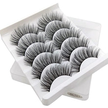 Load image into Gallery viewer, SEXYSHEEP 5Pairs 3D Mink Hair False Eyelashes Natural/Thick Long Eye Lashes Wispy Makeup Beauty Extension Tools